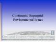 Continental Supergrid: Environmental Issues PowerPoint PPT Presentation