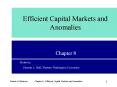Efficient Capital Markets and Anomalies PowerPoint PPT Presentation