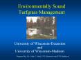 Environmentally Sound Turfgrass Management PowerPoint PPT Presentation