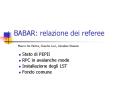 BABAR: relazione dei referee PowerPoint PPT Presentation