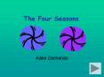 The Four Seasons PowerPoint PPT Presentation
