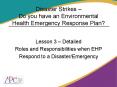 Disaster Strikes Do you have an Environmental Health Emergency Response Plan PowerPoint PPT Presentation