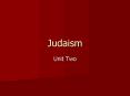 Judaism PowerPoint PPT Presentation
