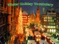 Winter Holiday Vocabulary PowerPoint PPT Presentation