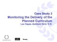 Case Study 3 Monitoring the Delivery of the Planned Curriculum Lex Hayes Ashfield Girls H.S. PowerPoint PPT Presentation
