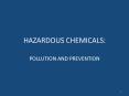HAZARDOUS CHEMICALS: PowerPoint PPT Presentation