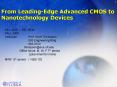 From LeadingEdge Advanced CMOS to Nanotechnology Devices PowerPoint PPT Presentation