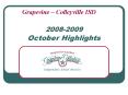 20082009 October Highlights PowerPoint PPT Presentation