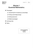 Module 1 Essential Mathematics PowerPoint PPT Presentation