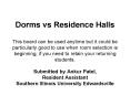 Dorms vs Residence Halls This board can be used anytime but it could be particularly good to use whe PowerPoint PPT Presentation