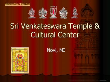 Sri Venkateswara Temple