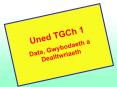 Uned TGCh 1 PowerPoint PPT Presentation