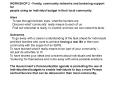 WORKSHOP 2 Family, community networks and brokering support for people using an Individual budget in PowerPoint PPT Presentation