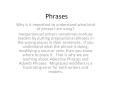 Phrases PowerPoint PPT Presentation
