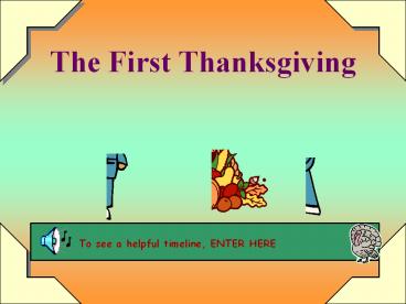 The First Thanksgiving