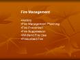 Fire Management PowerPoint PPT Presentation