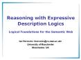 Reasoning with Expressive Description Logics PowerPoint PPT Presentation