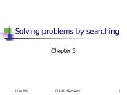 Solving problems by searching