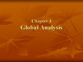 Chapter 4 Global Analysis PowerPoint PPT Presentation