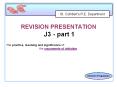 REVISION PRESENTATION J3 part 1 PowerPoint PPT Presentation