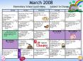March 2008 Elementary School Lunch Menu Subject to Change PowerPoint PPT Presentation