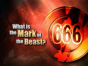 The Mark of the Beast