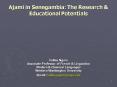 Ajami in Senegambia: The Research PowerPoint PPT Presentation
