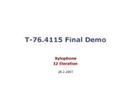 T76.4115 Final Demo