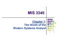 MIS 3340 PowerPoint PPT Presentation