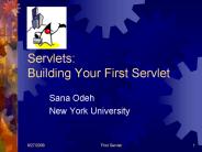 Servlets: Building Your First Servlet