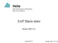 SAP Basis intro PowerPoint PPT Presentation