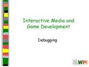 Interactive Media and Game Development