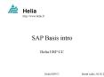 SAP Basis intro PowerPoint PPT Presentation