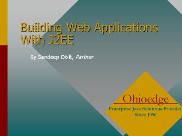 Building Web Applications With J2EE