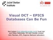Visual DCT EPICS Databases Can Be Fun