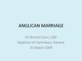 ANGLICAN MARRIAGE PowerPoint PPT Presentation