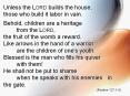 Unless the LORD builds the house, PowerPoint PPT Presentation