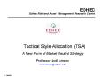 Tactical Style Allocation TSA PowerPoint PPT Presentation