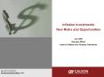 Inflation Investments New Risks and Opportunities PowerPoint PPT Presentation