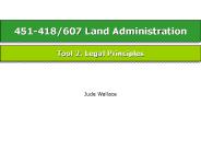 451418607 Land Administration