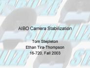 AIBO Camera Stabilization