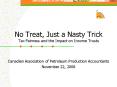 No Treat, Just a Nasty Trick Tax Fairness and the Impact on Income Trusts PowerPoint PPT Presentation