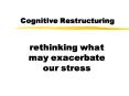 Cognitive Restructuring PowerPoint PPT Presentation