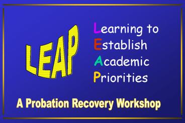 Learning to Establish Academic Priorities