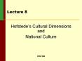 Hofstedes Cultural Dimensions and PowerPoint PPT Presentation