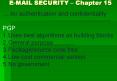 EMAIL SECURITY Chapter 15 PowerPoint PPT Presentation