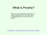 What is Poverty