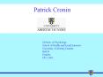Patrick Cronin PowerPoint PPT Presentation
