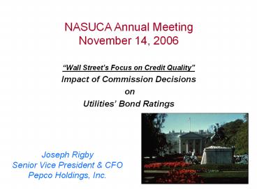 Wall Streets Focus on Credit Quality