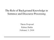 Thesis Proposal